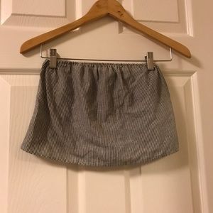 Brandy Melville Strapless Crop Top